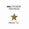 Teacher Created Resources Sticker Valu-Pak, Foil Stars, PK686 TCR6644 - alternate 4
